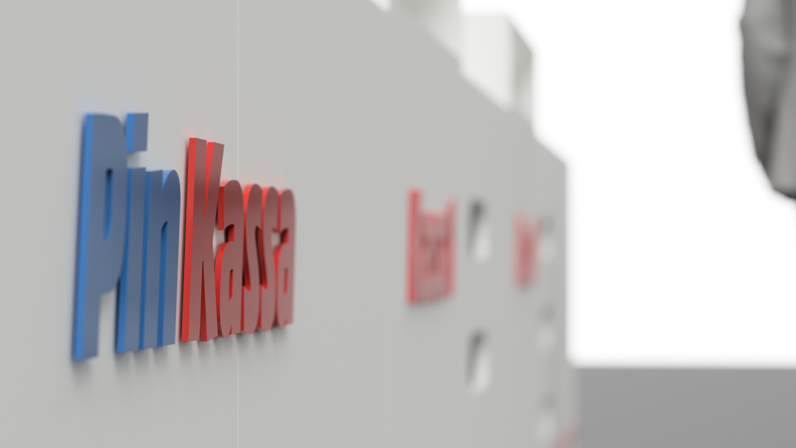 Belettering MediaMarkt. Tekst: PinKassa